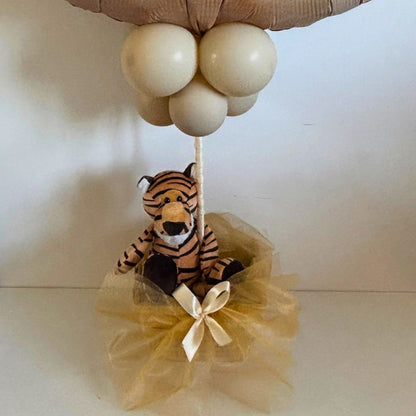 Balloon Gift Basket with Tiger