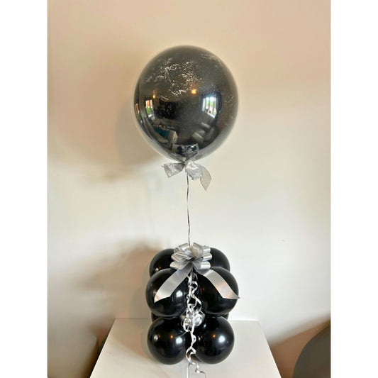 Helium balloon stack from