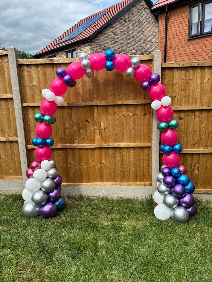 Simple Balloon Arches from