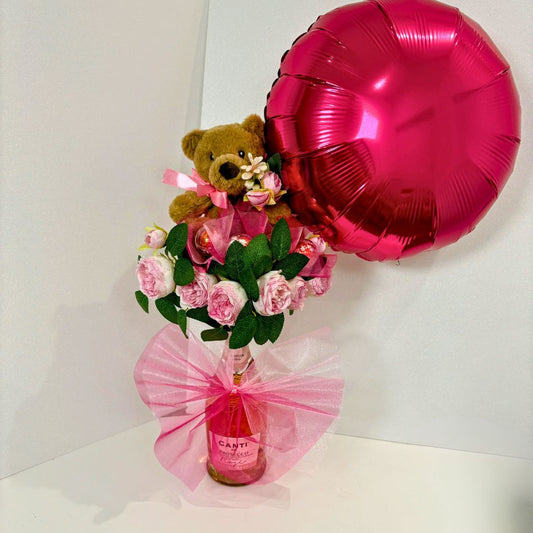 Bear and Balloon Bottle Topper