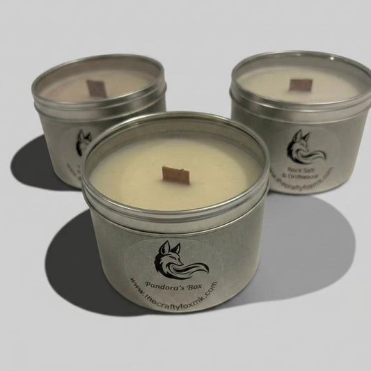 Handcrafted 300g Wooden Wick Soy Wax Candle