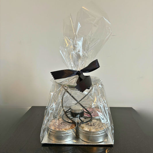 Hand Poured Soy Wax Melt Minis & Burner Gift Box